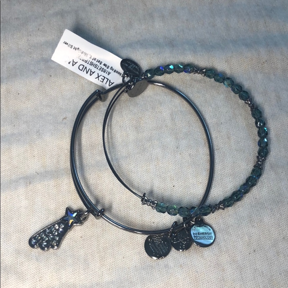 Alex and Ani Shooting Star Set Bracelet Brand New